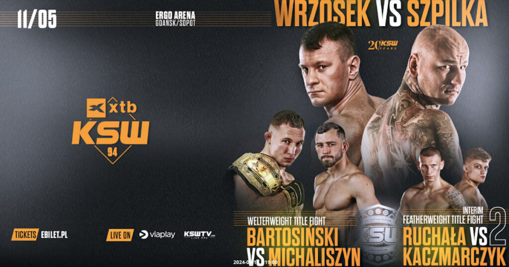 XTB KSW 94 – karta walk. Gdzie i jak oglądać?