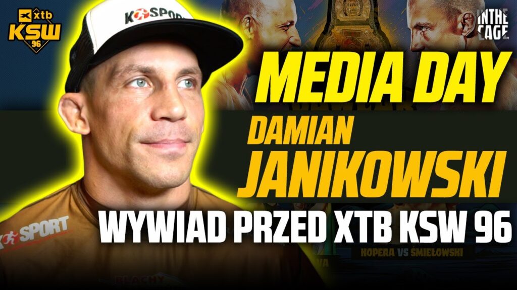 Damian Janikowski o „zaczepce” Pawlaka: „Ciężko nas wyprowadzić z równowagi” | KSW 96 [WYWIAD]