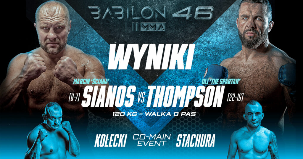 Babilon MMA 46 – wyniki. Oli Thompson sensacyjnie nokautuje i zdobywa pas! [WIDEO]