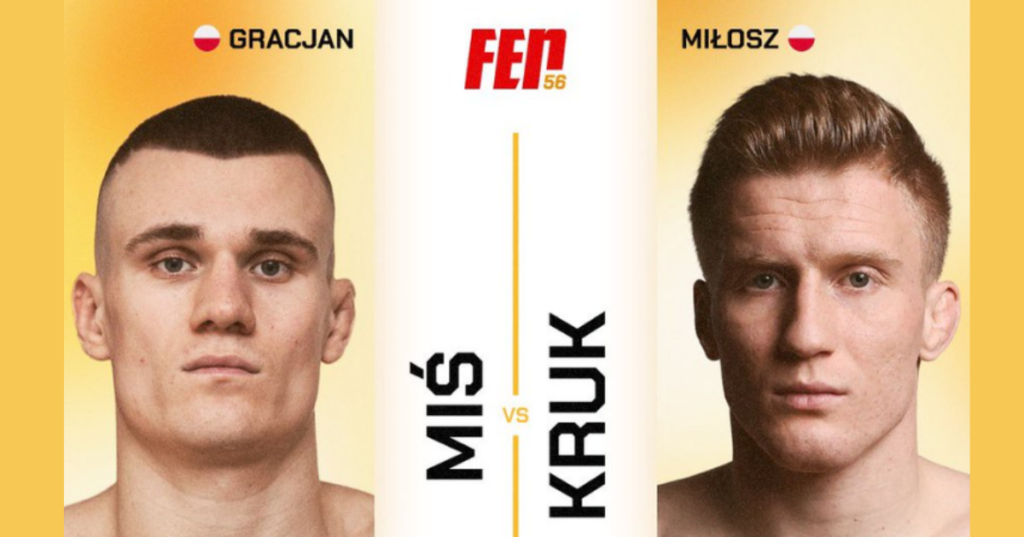 Gracjan Miś vs Miłosz Kruk na gali FEN 56