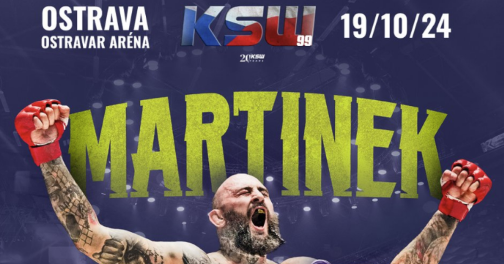 KSW 99 w Ostrawie! Michal Martinek w walce wieczoru