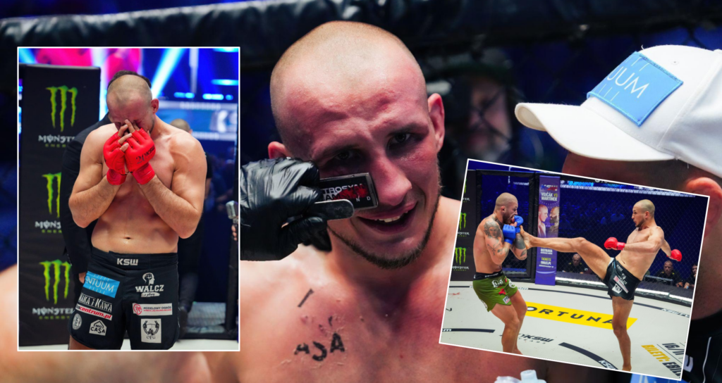 Bartosz Leśko rzutem na taśmę trafia na kartę KSW 98 i pokonuje Humburgera!