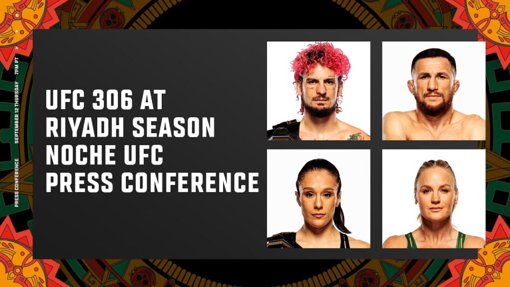 Konferencja prasowa przed UFC 306. Oglądaj na żywo [WIDEO]