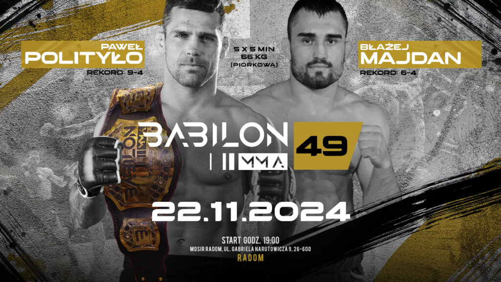 Babilon MMA 49 w Radomiu już za miesiąc. Co wiemy o karcie?