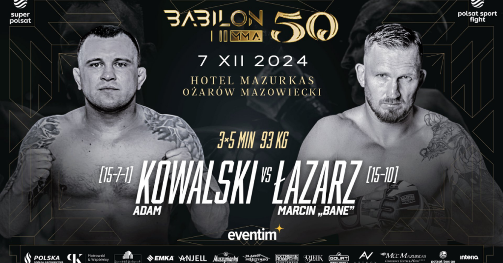 Starcie weteranów dodane do rozpiski Babilon MMA 50