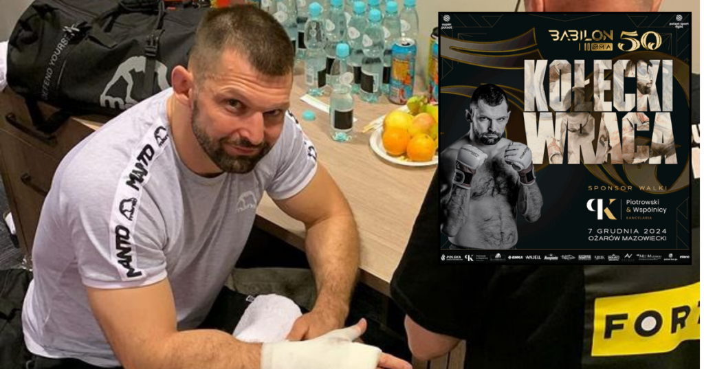 Szymon Kołecki wystąpi na Babilon MMA 50!