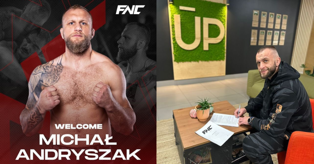 Michał Andryszak podpisał kontrakt z organizacją FNC