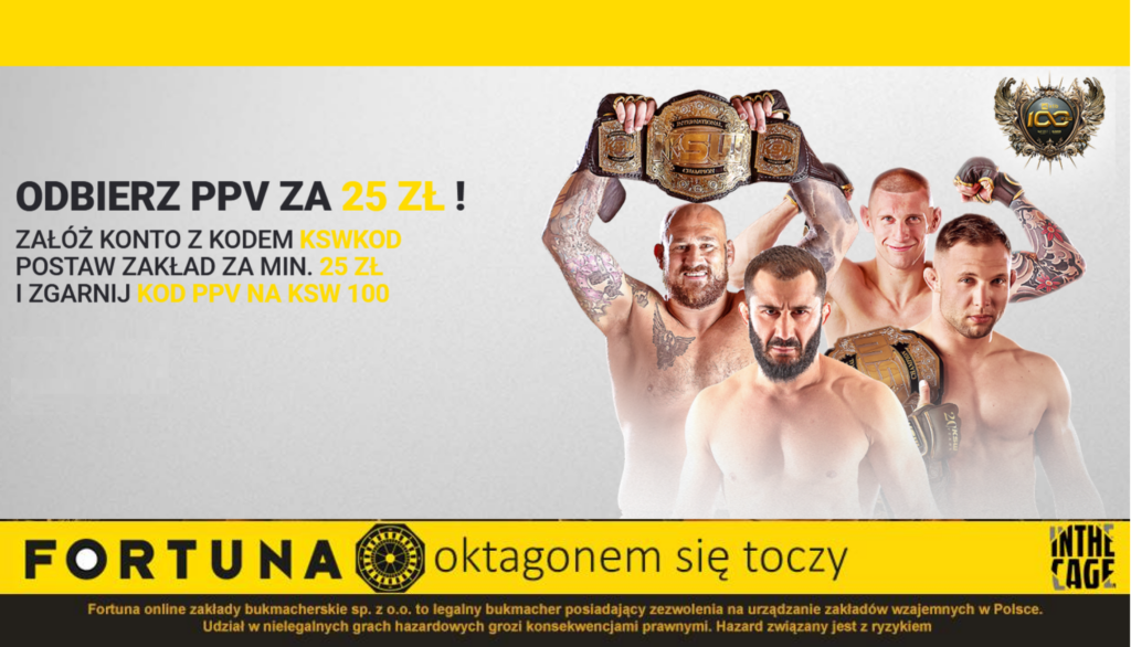 KSW 100 – typowanie jubileuszowej gali i przegląd kursów