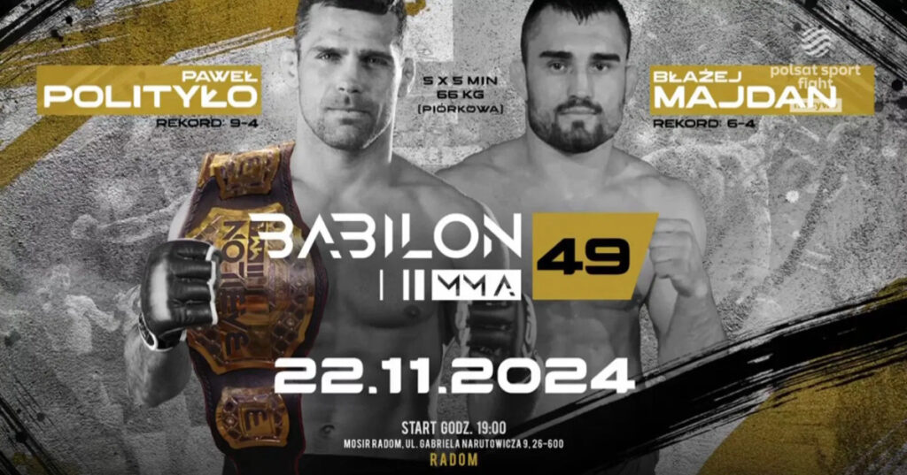 Babilon MMA 49 – karta walk. Gdzie i jak oglądać?