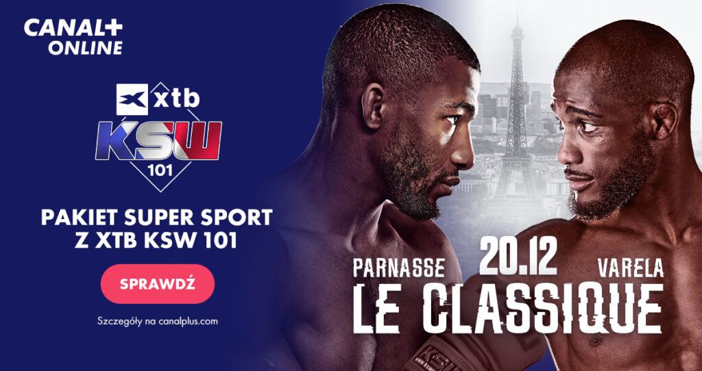 XTB KSW 101 – gdzie oglądać galę? Poznaj szczegóły transmisji w CANAL+ i CANAL+ online!