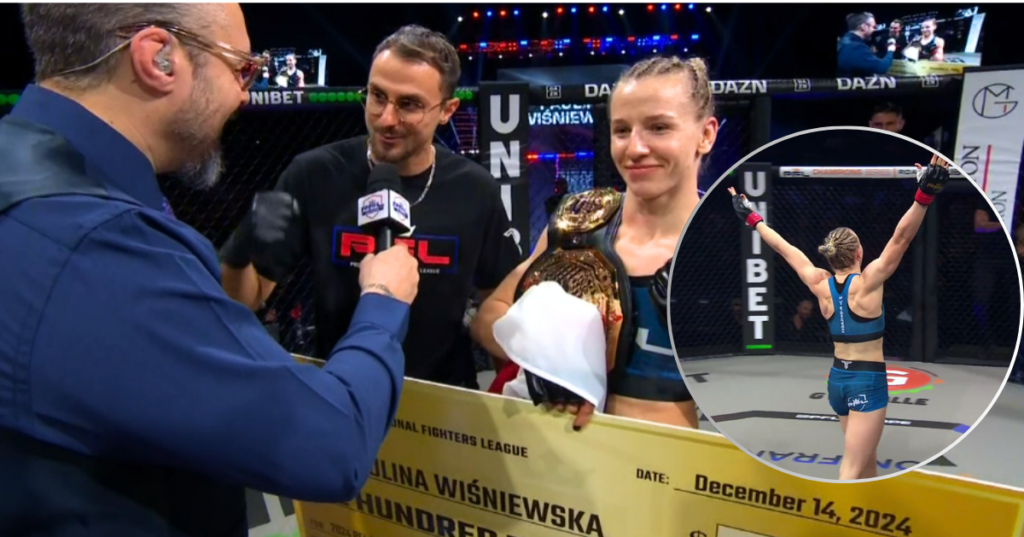 Wiśniewska błyskawicznie wygrywa przez nokaut w finale PFL Europe! [WIDEO]