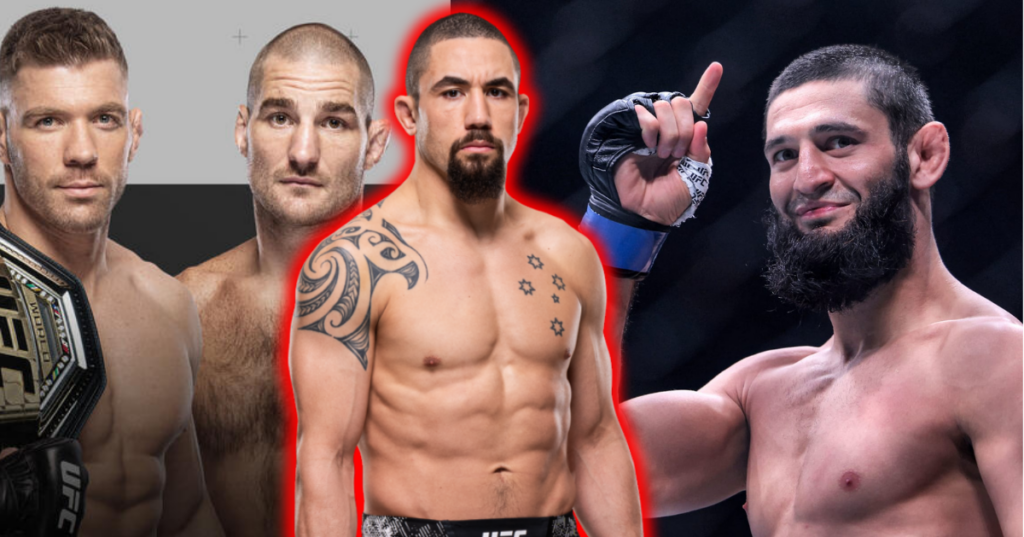 Robert Whittaker o szansach headlinerów UFC 312 z Chimaevem