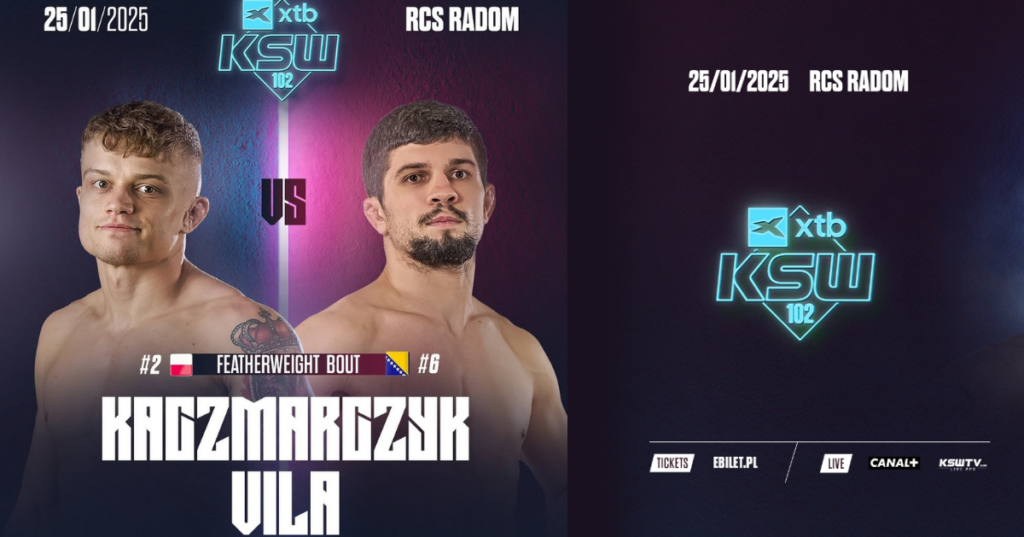 Starcie Kaczmarczyk vs. Vila dodane do karty walk KSW 102