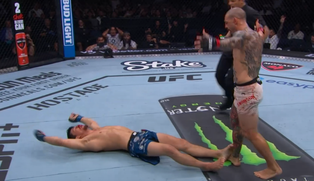 UFC Tampa: Co za kombinacja! Swanson znokautował Quarantillo! [WIDEO]