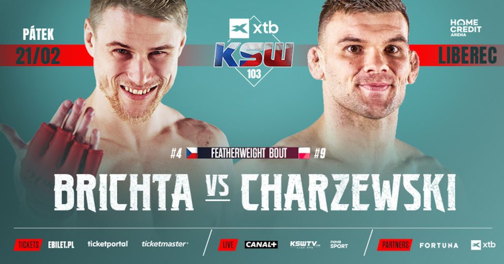 Charzewski rywalem Brichty na XTB KSW 103