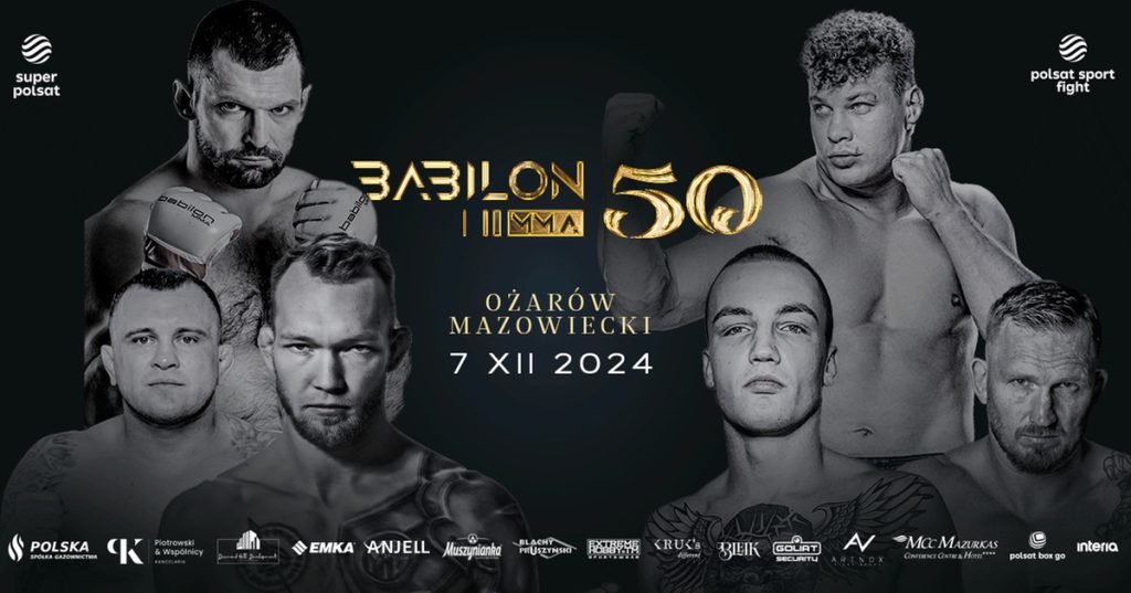 Babilon MMA 50 – karta walk. Gdzie i jak oglądać?