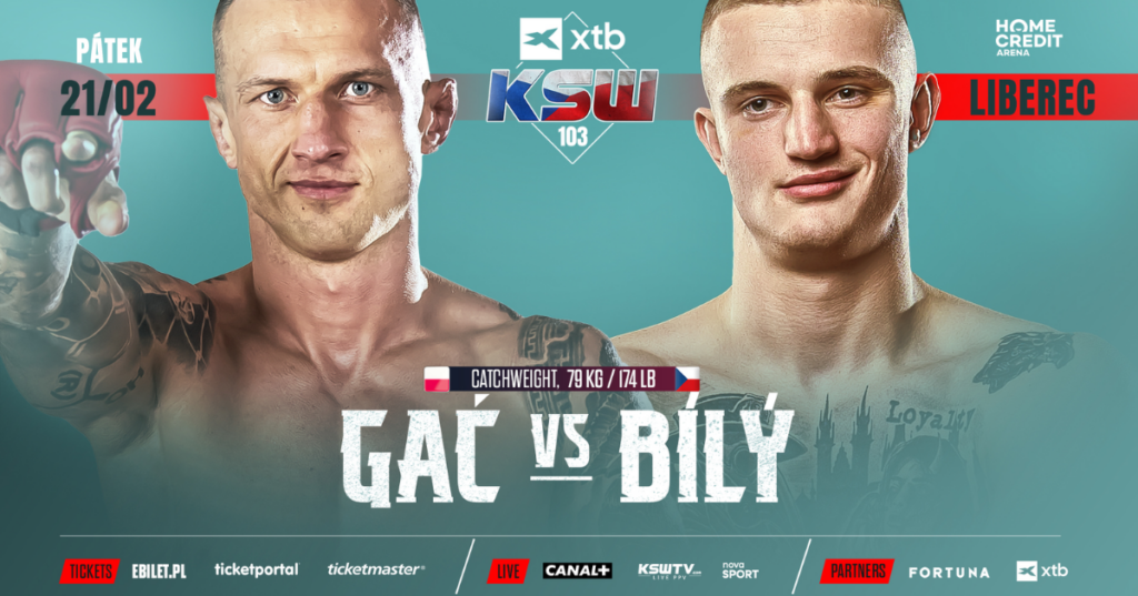 Jacek Gać wraca do klatki na KSW 103 – zmierzy się z młodym Czechem