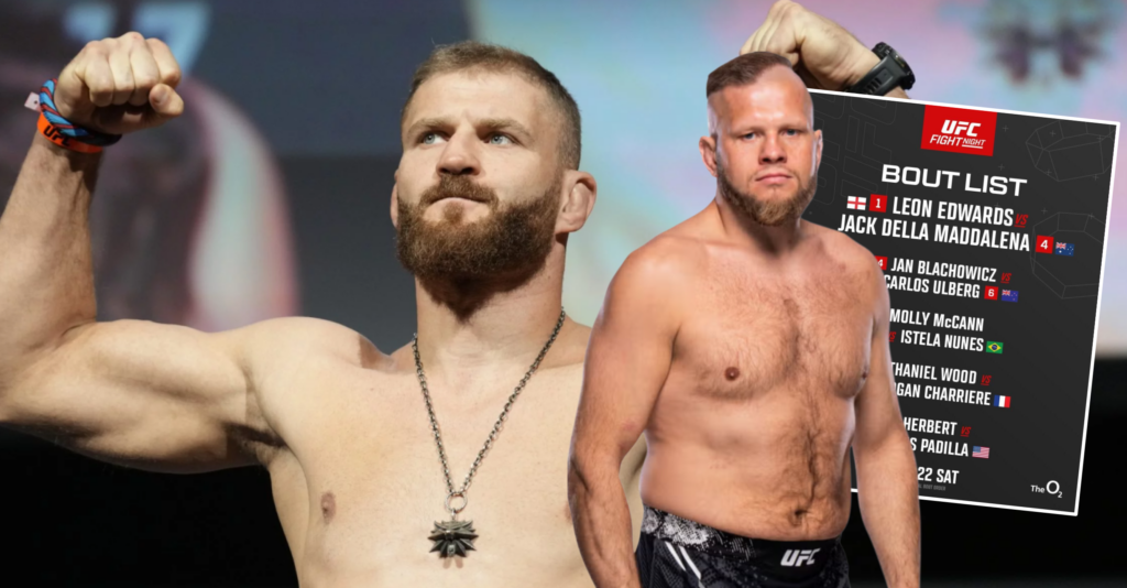 Ujawniono kolejność walk marcowej gali UFC Londyn. Błachowicz w co-main evencie