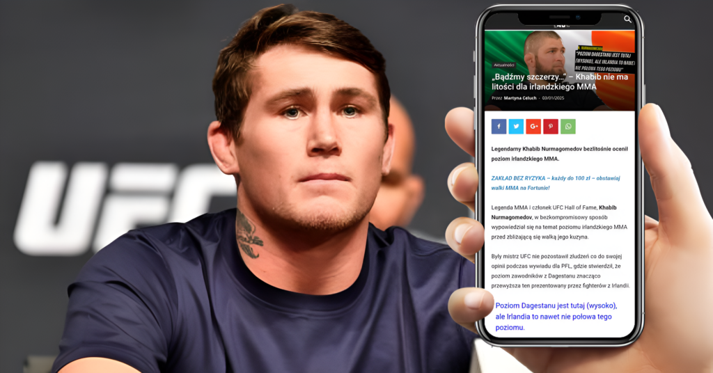 Darren Till wkurzył się na słowa Khabiba. „Irlandia wygrywa za każdym razem”