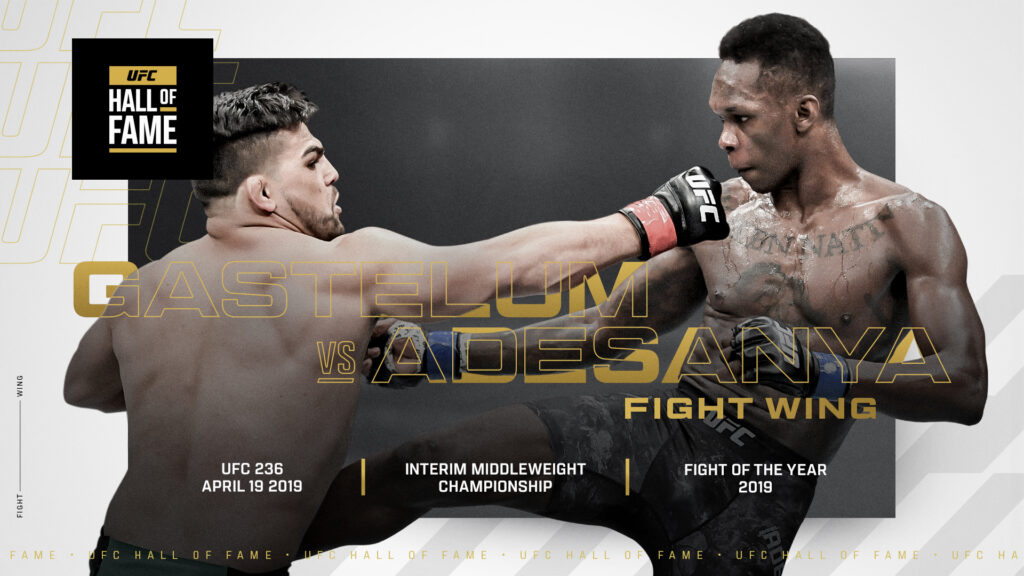 Starcie Adesanya – Gastelum trafi do UFC Hall of Fame