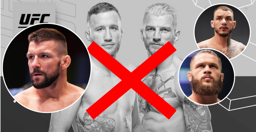 Trzech zawodników chce zmierzyć się z Gaethje na UFC 313 zamiast Hookera. Justin odpowiada