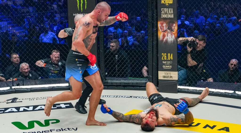 XTB KSW 104: Brutalny i precyzyjny Zając odprawił Dreczkowskiego w 1. rundzie! [WIDEO]