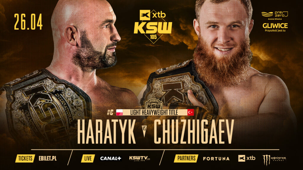 Haratyk vs. Chuzhigaev w main evencie KSW 105 w Gliwicach!