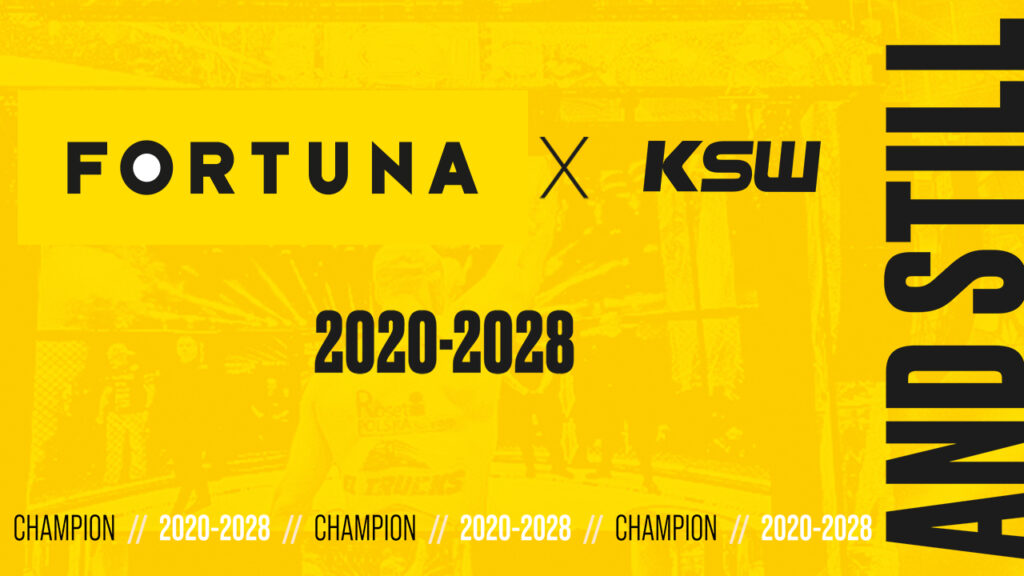 Fortuna i KSW przedłużają współpracę na kolejne trzy lata