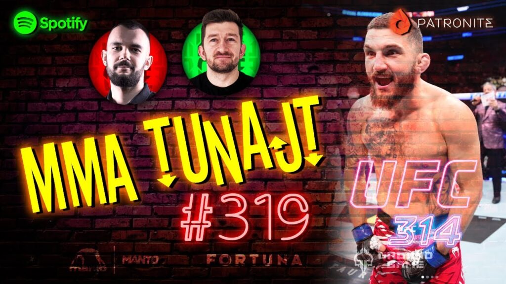 MMA TuNajt #319 | OLEKSIEJCZUK z tarczą po UFC 314 | PIMBLETT gotowy na TOP 5? | Wywiad GAMROTA [PODCAST]