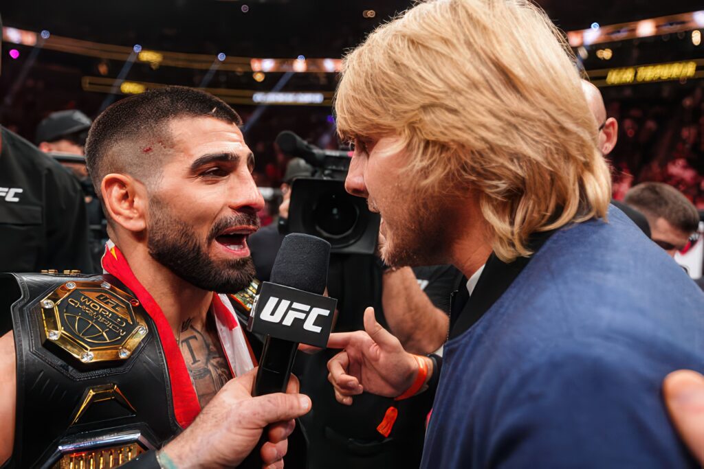 Topuria oko w oko z Pimblettem po UFC 317! „Położę swoje j***a na Twoim czole” [WIDEO]
