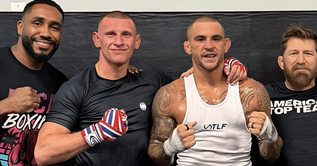 Robert Ruchała „spuścił lanie” Dustinowi Poirierowi na sparingach? Amerykanin mówi wprost Robert Ruchała „spuścił lanie” Dustinowi Poirierowi na sparingach? Amerykanin mówi wprost