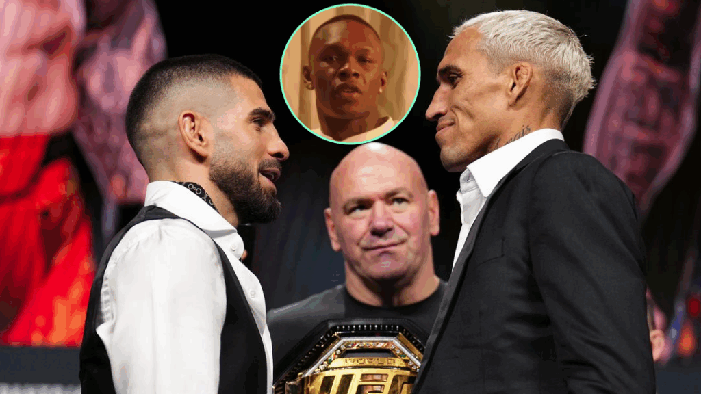 Israel Adesanya wskazuje faworyta walki wieczoru UFC 317