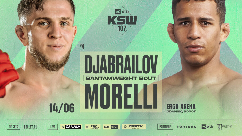 Jojua kontuzjowany, Morelli wskakuje na zastępstwo do Djabrailova na KSW 107