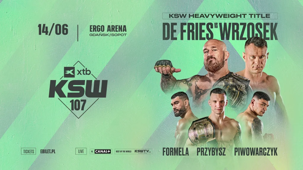 KSW 107 – karta walk. Gdzie i jak oglądać?