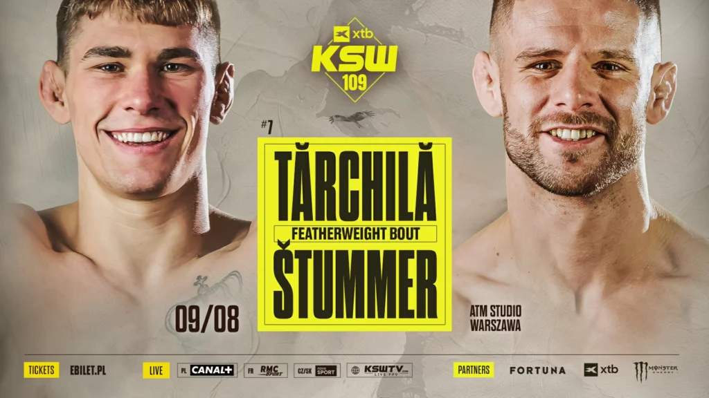 Tarchila vs. Stummer dodane do rozpiski gali XTB KSW 109