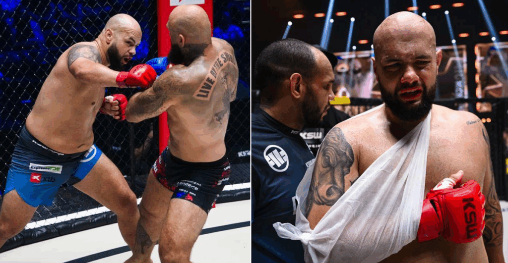 XTB KSW 108: Michal Martinek wygrywa pojedynek z Matheusem Scheffelem po kontuzji przeciwnika