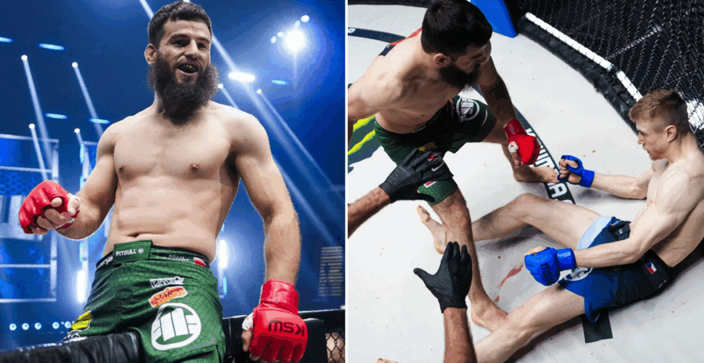 XTB KSW 108: Nokaut jednym ciosem! Adam Soldaev pokonał Leo Brichtę [WIDEO]