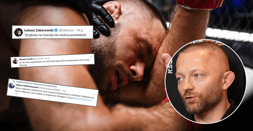Zieliński powinien przegrać przez dyskwalifikację? Środowisko MMA oburzone, sędzia tłumaczy decyzję