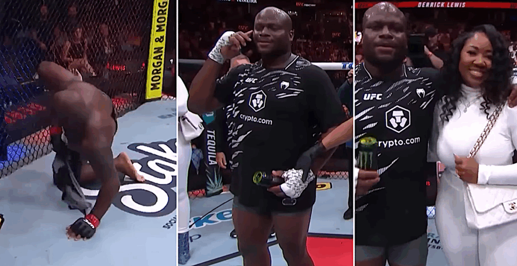 UFC Nashville: Lewis nokautuje w 35 sekund. Po walce zaznacza teren w narożniku przeciwnika i… [WIDEO]
