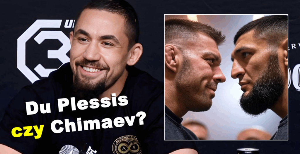 Whittaker stawia na Du Plessisa w walce z Chimaevem na UFC 319