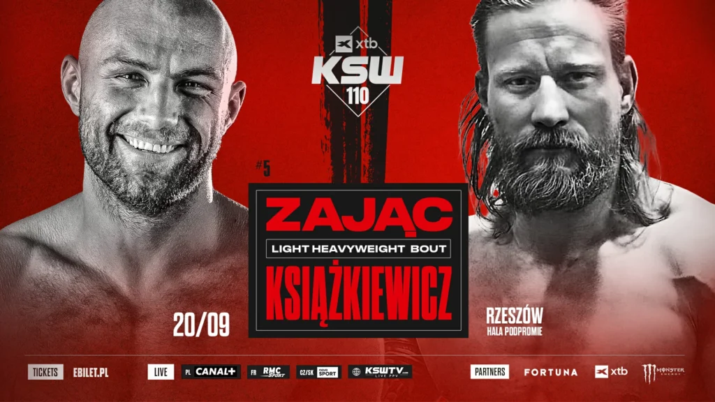 Sergiusz Zając powita Mariusza Książkiewicza w okrągłej klatce na gali XTB KSW 110