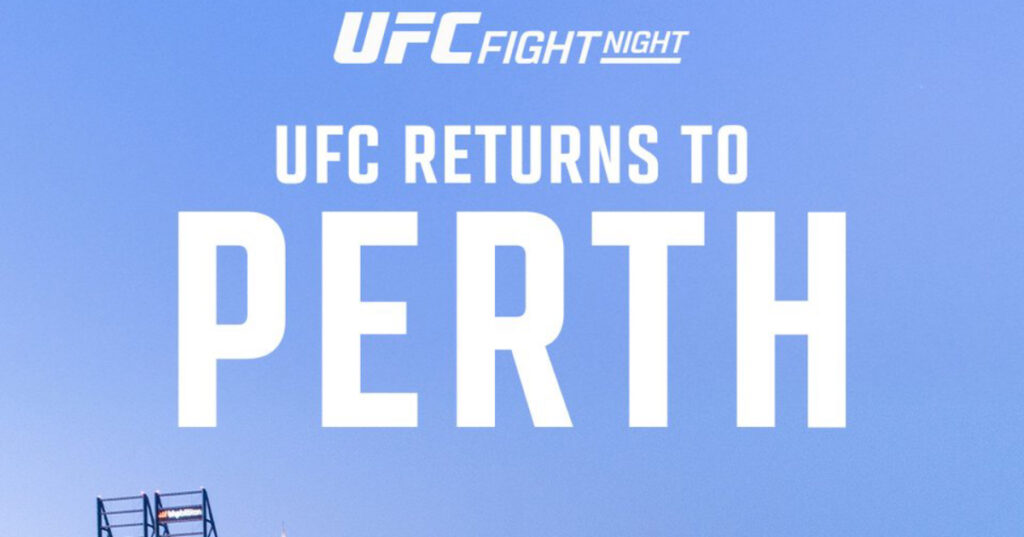 UFC wraca do Perth! Po raz pierwszy jako Fight Night