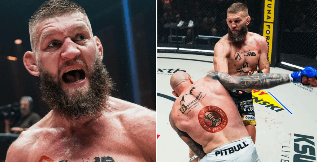 XTB KSW 109: Piotr Kuberski brutalnie nokautuje Radosława Paczuskiego wysokim kopnięciem! [WIDEO]