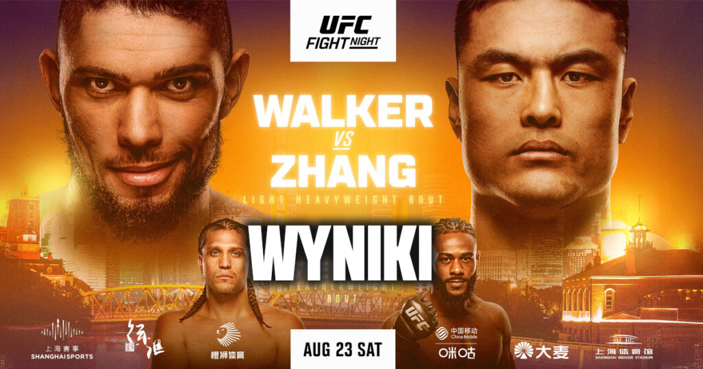 UFC Shanghai – wyniki [NA ŻYWO]