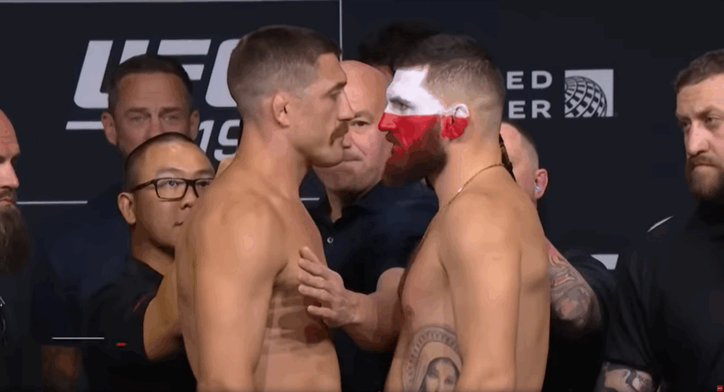 Michał Oleksiejczuk twarzą w twarz z rywalem przed UFC 319 [WIDEO]