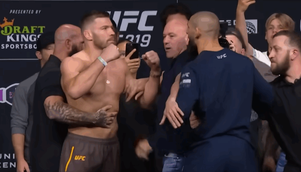 Gorąco między Du Plessiem a Chimaevem! Ostatnie spotkanie twarzą w twarz przed UFC 319 [WIDEO]