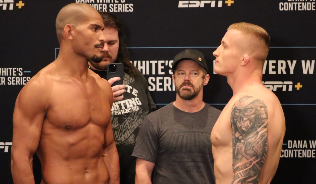 Iwo Baraniewski o krok od UFC! Polak przeszedł oficjalne ważenie przed DWCS Iwo Baraniewski o krok od UFC! Polak przeszedł oficjalne ważenie przed DWCS