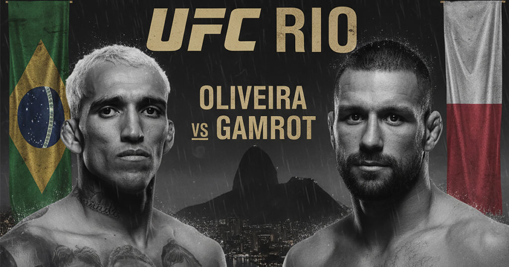 BREAKING: Oliveira vs. Gamrot main eventem UFC Rio!
