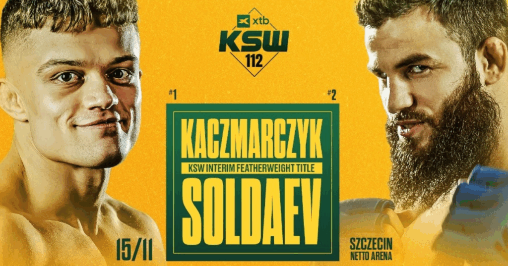 Kaczmarczyk kontra Soldaev na XTB KSW 112. Stawką pas tymczasowy Kaczmarczyk kontra Soldaev na XTB KSW 112. Stawką pas tymczasowy