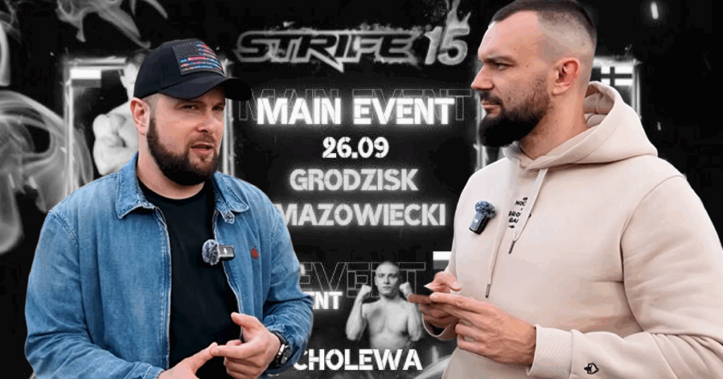 Kulisy STRIFE 15: Matchmaker Artur Ostaszewski o dramatycznych zmianach w karcie walk i powrocie do TVN Turbo Kulisy STRIFE 15: Matchmaker Artur Ostaszewski o dramatycznych zmianach w karcie walk i powrocie do TVN Turbo